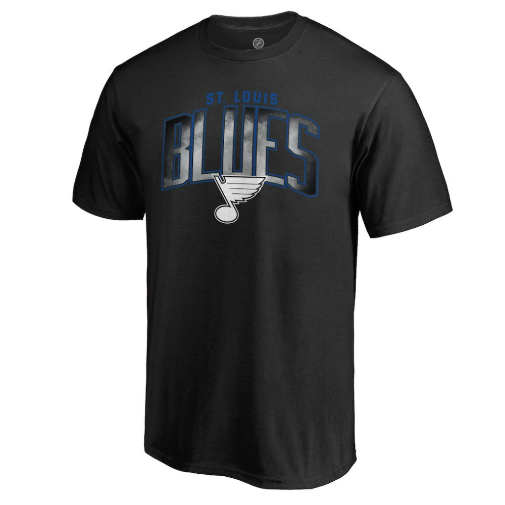 St. Louis Blues Arch Smoke T-Shirt - Black | US 3255505