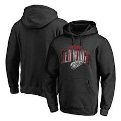 Detroit Red Wings Arch Smoke Pullover Hoodie - Black | US 3255615