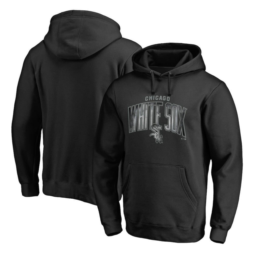Chicago White Sox Arch Smoke Pullover Hoodie - Black Hoodies