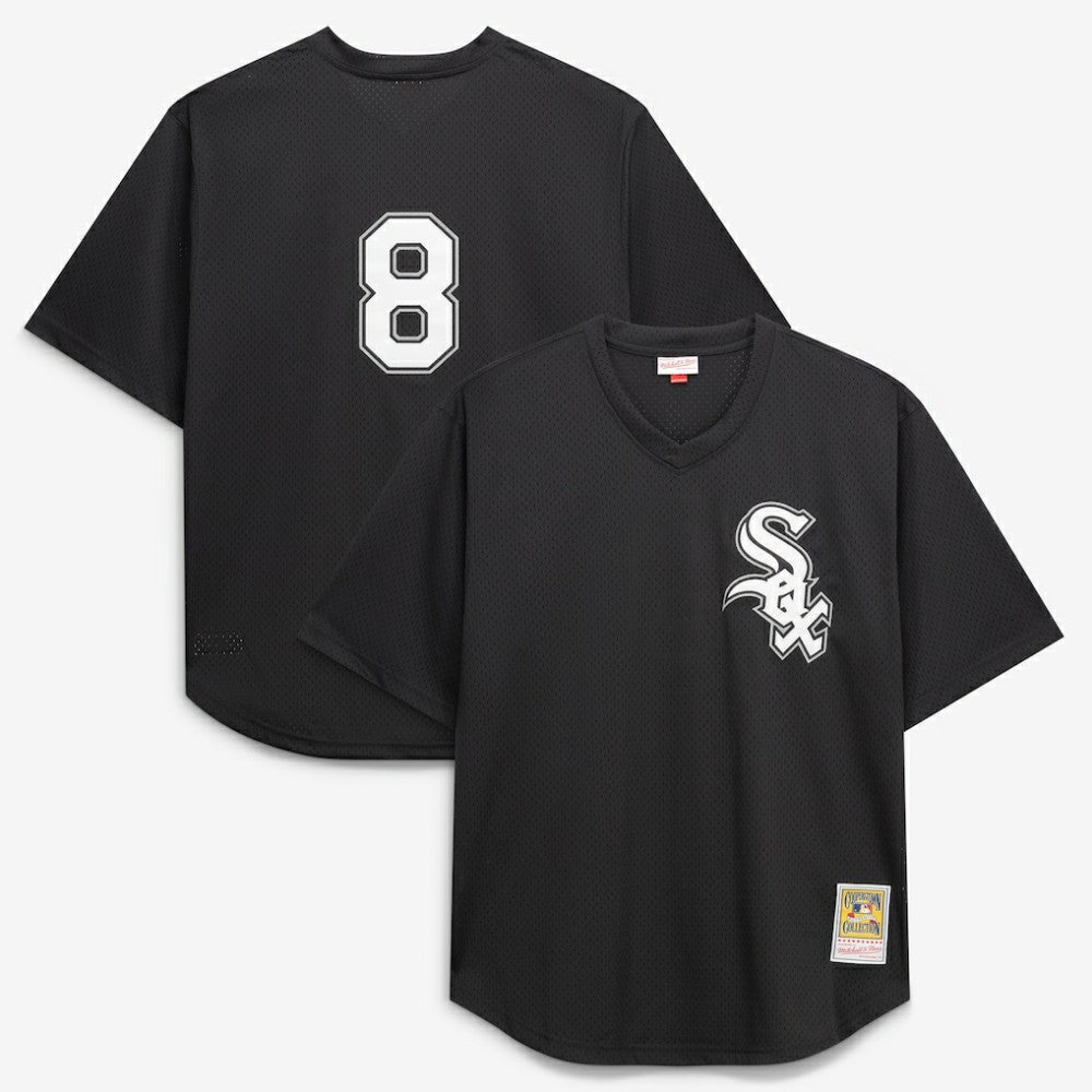 Bo Jackson Chicago White Sox Mitchell & Ness Cooperstown Collection Big & Tall Mesh Batting Practice Jersey - Black Jerseys