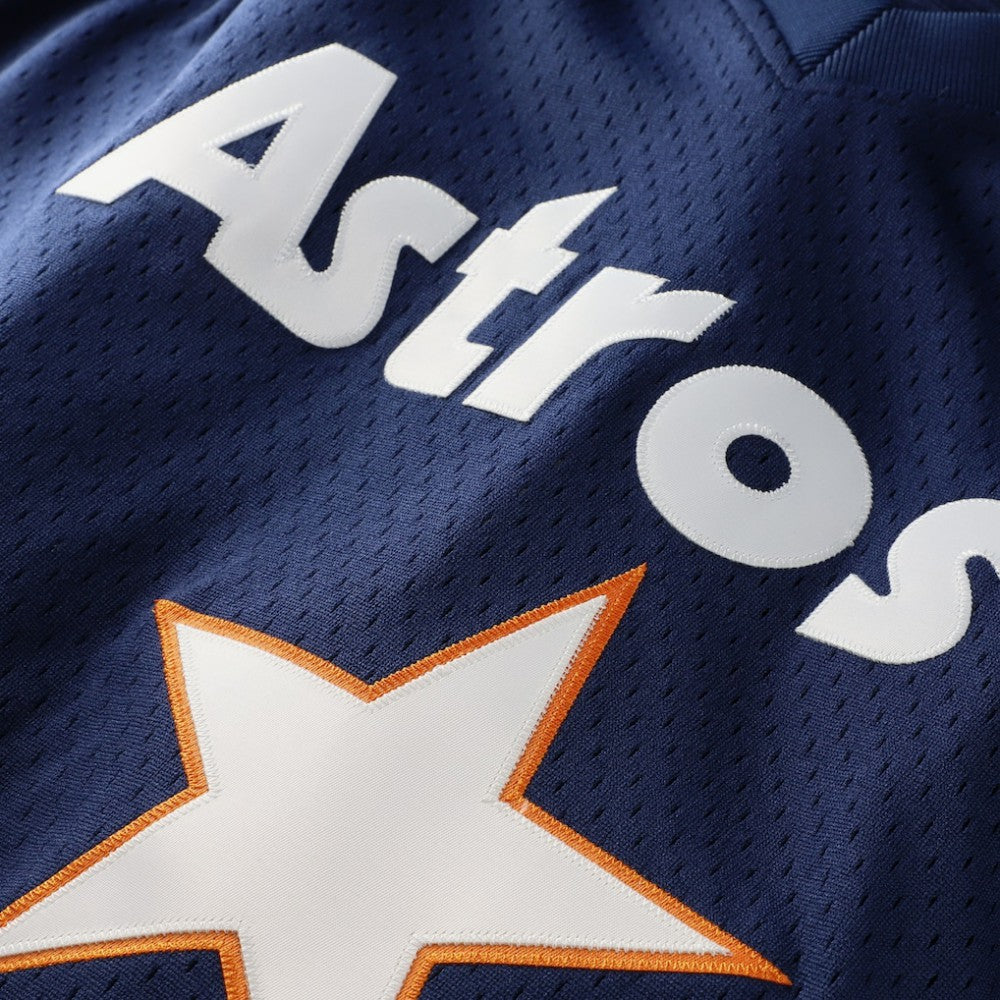 Nolan Ryan Houston Astros Mitchell & Ness Cooperstown Collection Big & Tall Mesh Batting Practice Jersey - Navy Jerseys