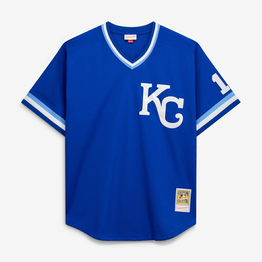 Bo Jackson Kansas City Royals Mitchell & Ness Cooperstown Collection Big & Tall Mesh Batting Practice Jersey - Royal Jerseys