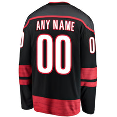 Carolina Hurricanes Fanatics Home Breakaway Custom Jersey - Black | US 3273705