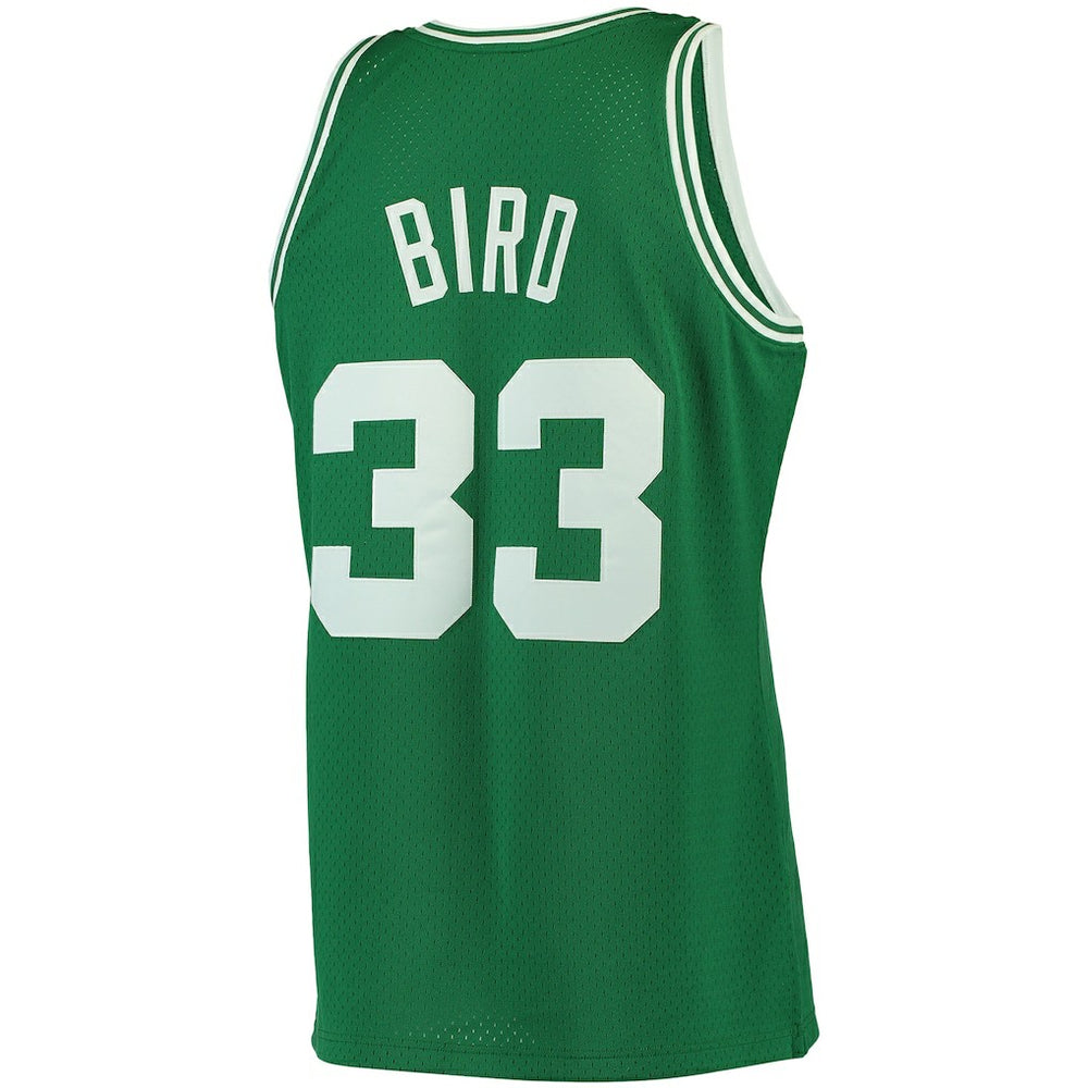 Larry Bird Boston Celtics 1985/86 Big & Tall Hardwood Classics Swingman Jersey Kelly Green - Mitchell & Ness