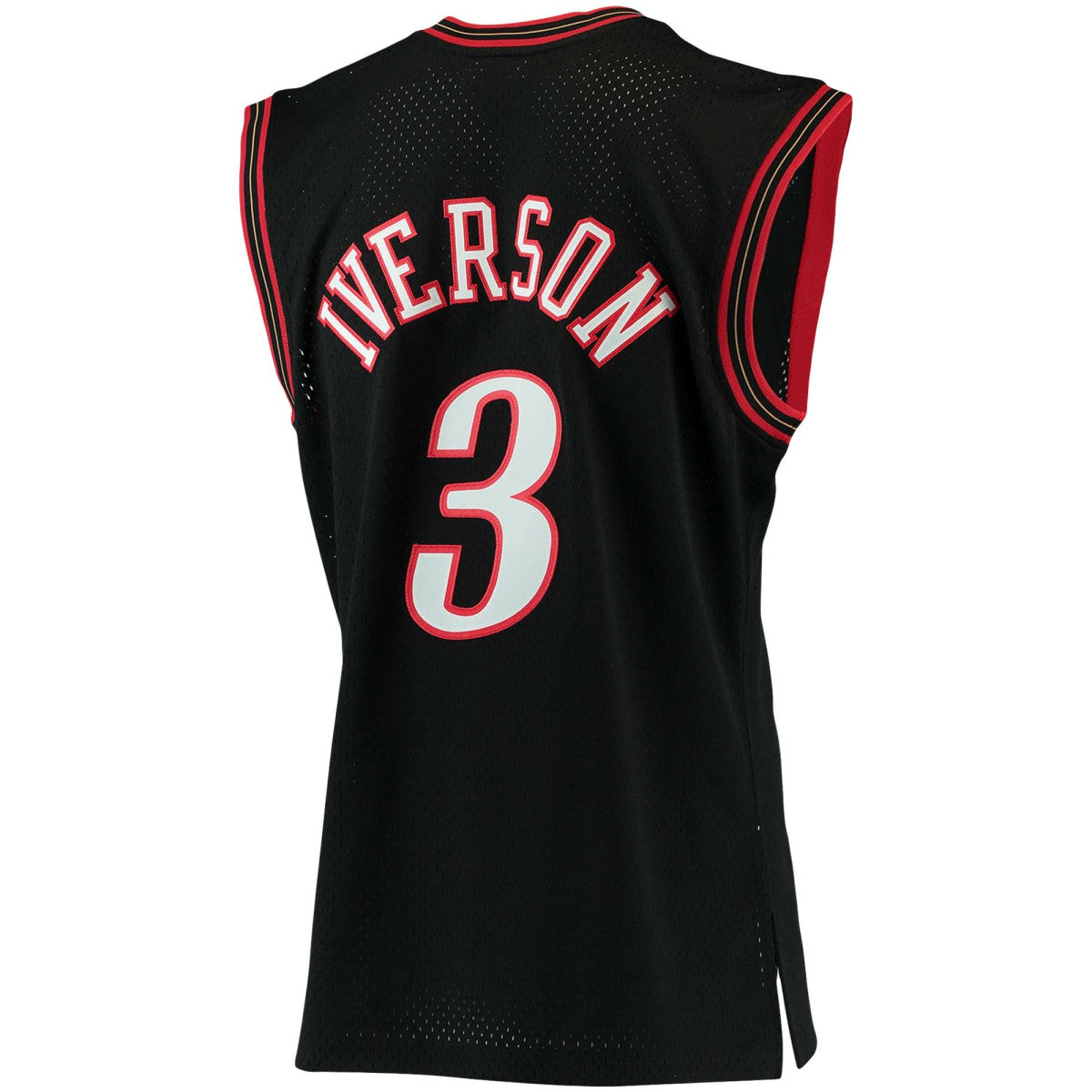 Allen Iverson Philadelphia 76ers 2000/01 Big & Tall Hardwood Classics Swingman Jersey Black - Mitchell & Ness