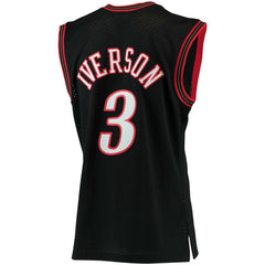 Allen Iverson Philadelphia 76ers 2000/01 Big & Tall Hardwood Classics Swingman Jersey Black - Mitchell & Ness