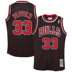 Scottie Pippen Chicago Bulls Big & Tall Hardwood Classics Swingman Jersey Black - Mitchell & Ness