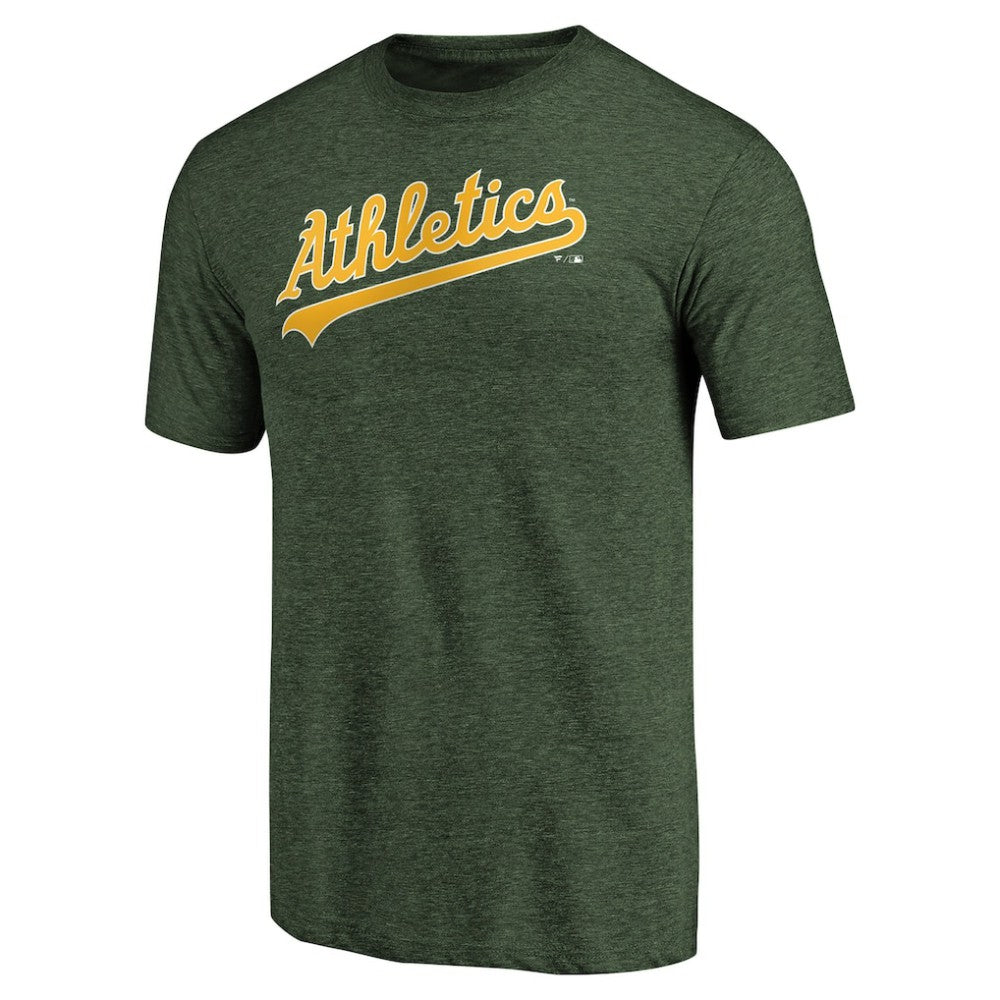 Athletics Team Wordmark Tri-Blend T-Shirt - Green T-shirts