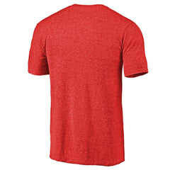 Atlanta Braves Team Wordmark Tri-Blend T-Shirt - Red T-shirts
