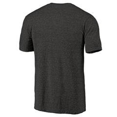 Cincinnati Reds Team Wordmark Tri-Blend T-Shirt - Black T-shirts