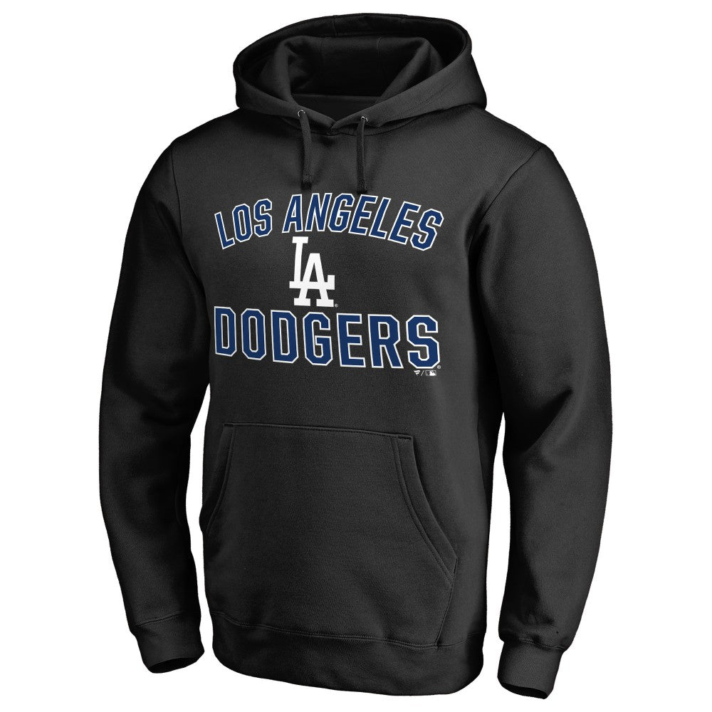 Los Angeles Dodgers Team Victory Arch Pullover Hoodie - Black Hoodies