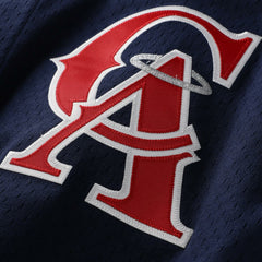 Bo Jackson California Angels Mitchell & Ness Cooperstown Collection Mesh Batting Practice Button-Up Jersey - Navy Jerseys