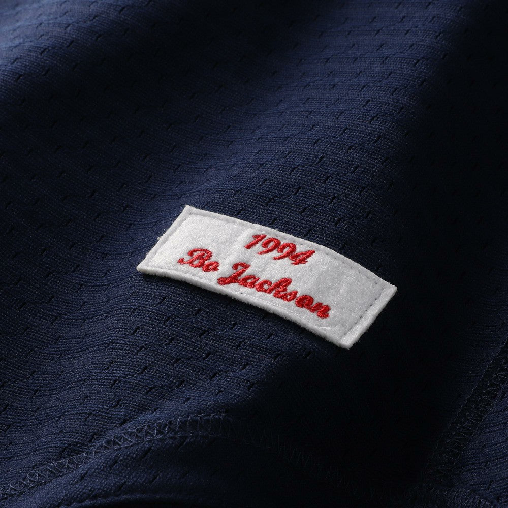 Bo Jackson California Angels Mitchell & Ness Cooperstown Collection Mesh Batting Practice Button-Up Jersey - Navy Jerseys