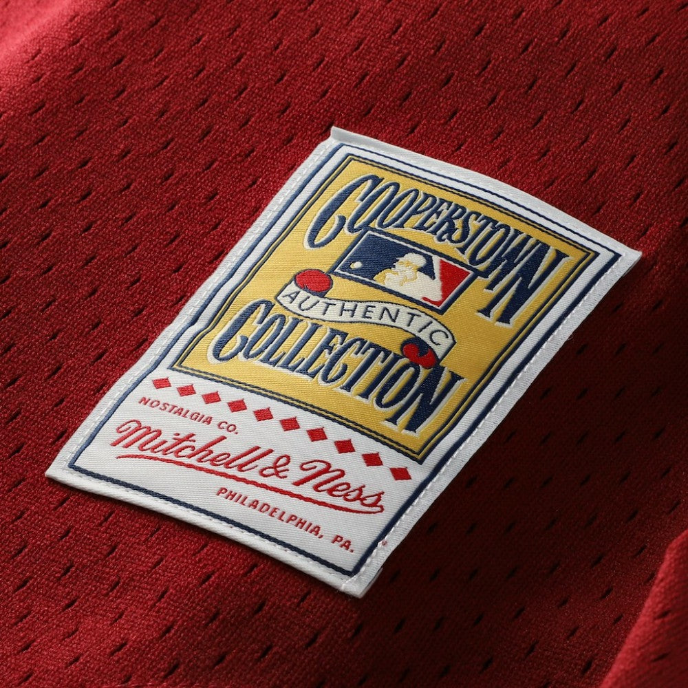 Lenny Dykstra Philadelphia Phillies Mitchell & Ness Youth Cooperstown Collection Mesh Batting Practice Jersey - Burgundy Jerseys