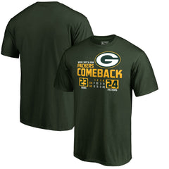 Green Bay Packers The Comeback T-Shirt - Green T-shirts