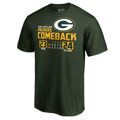 Green Bay Packers The Comeback T-Shirt - Green T-shirts