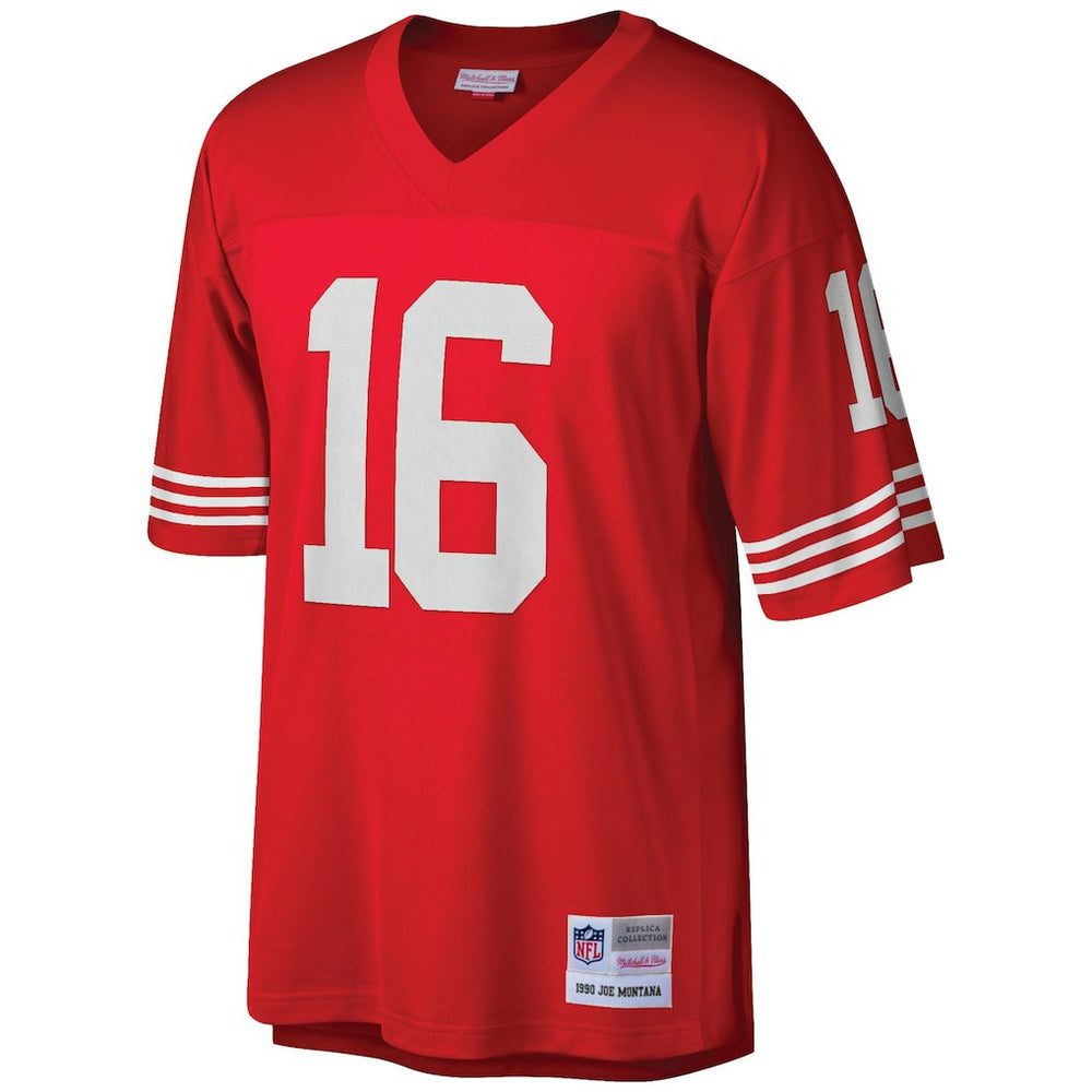 Joe Montana San Francisco 49ers Big & Tall 1990 Retired Player Replica Jersey - Scarlet Jerseys