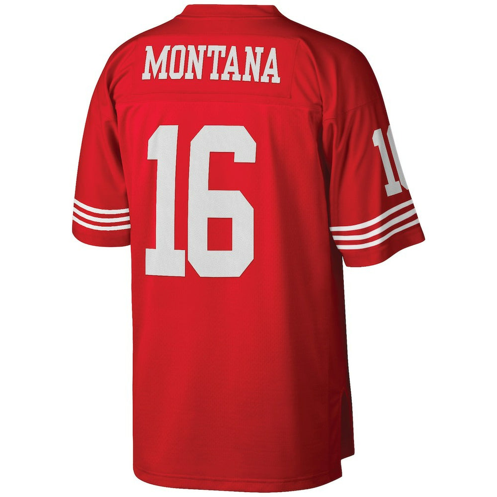 Joe Montana San Francisco 49ers Big & Tall 1990 Retired Player Replica Jersey - Scarlet Jerseys