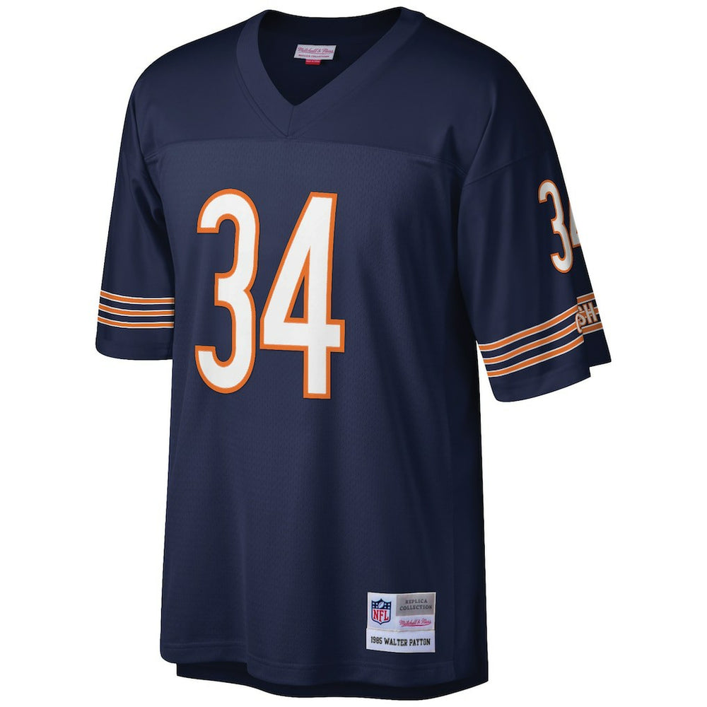 Walter Payton Chicago Bears Big & Tall 1985 Retired Player Replica Jersey - Navy Jerseys