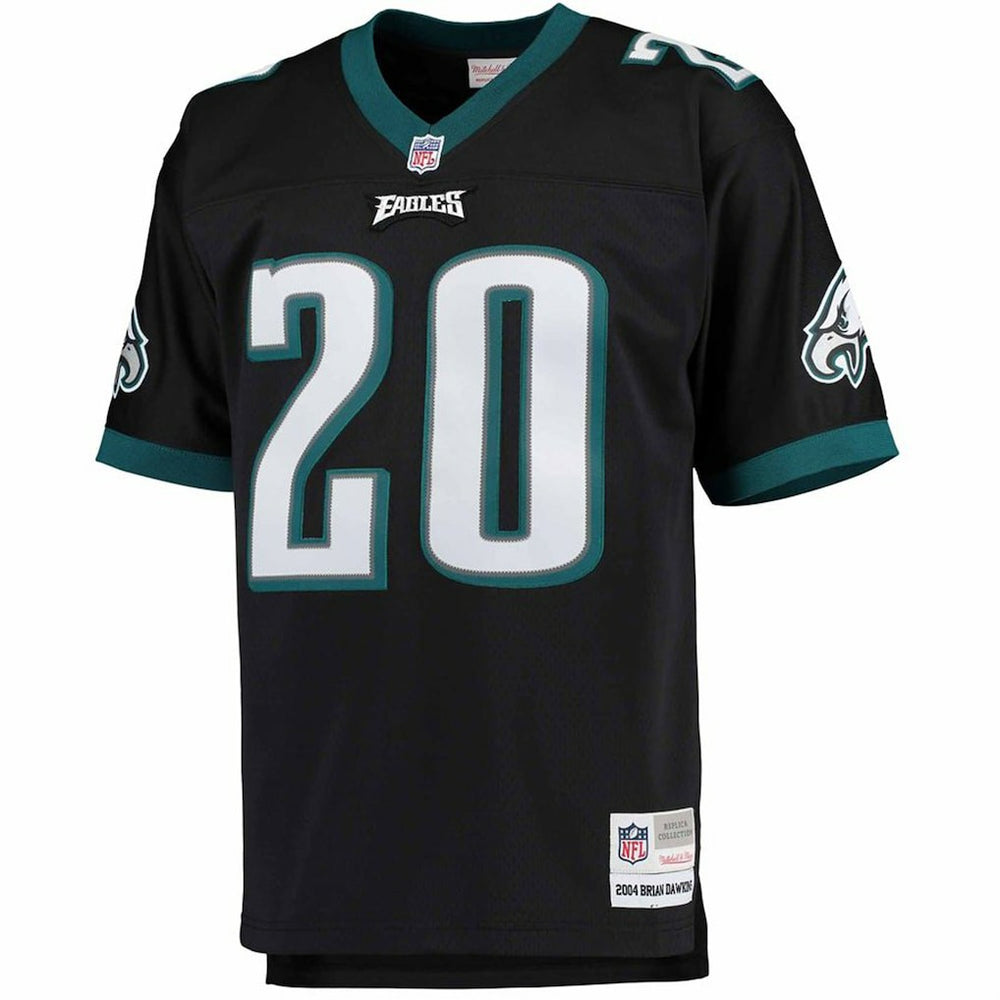 Brian Dawkins Philadelphia Eagles Big & Tall 2004 Retired Player Replica Jersey - Black Jerseys