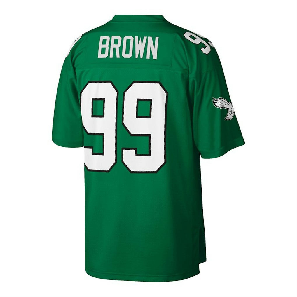 Jerome Brown Philadelphia Eagles Big & Tall 1990 Retired Player Replica Jersey - Kelly Green Jerseys