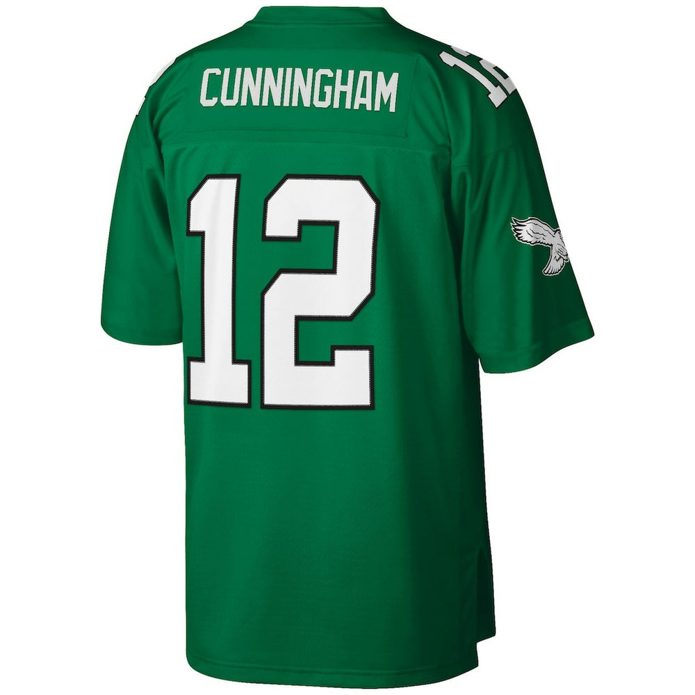 Randall Cunningham Philadelphia Eagles Big & Tall 1990 Retired Player Replica Jersey - Kelly Green Jerseys