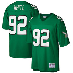 Reggie White Philadelphia Eagles Big & Tall 1990 Retired Player Replica Jersey - Kelly Green Jerseys