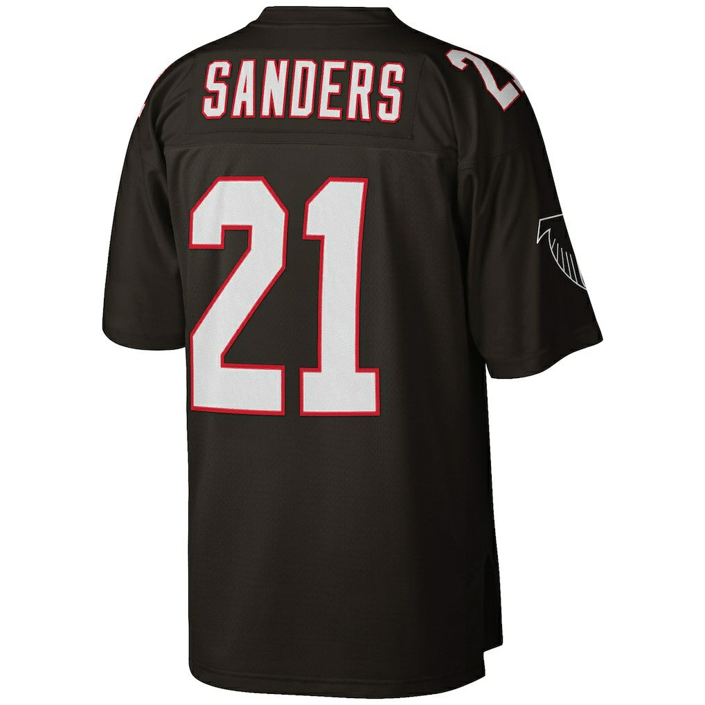 Deion Sanders Atlanta Falcons Big & Tall 1992 Retired Player Replica Jersey - Black Jerseys