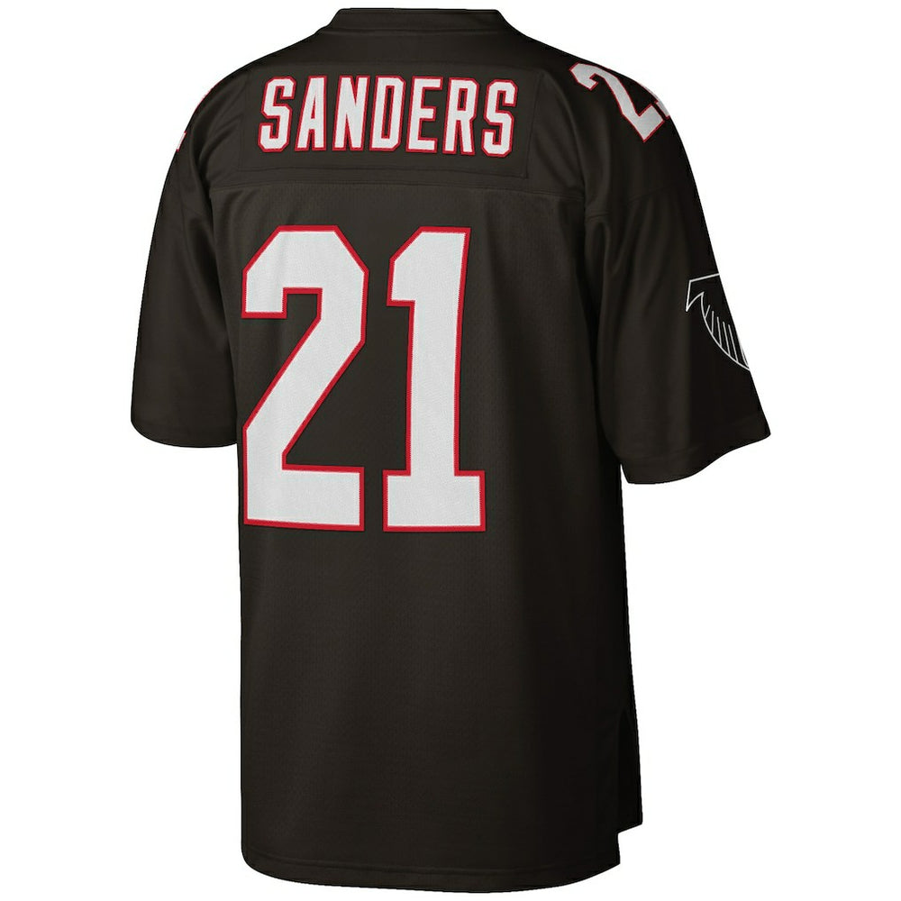 Deion Sanders Atlanta Falcons Big & Tall 1992 Retired Player Replica Jersey - Black Jerseys