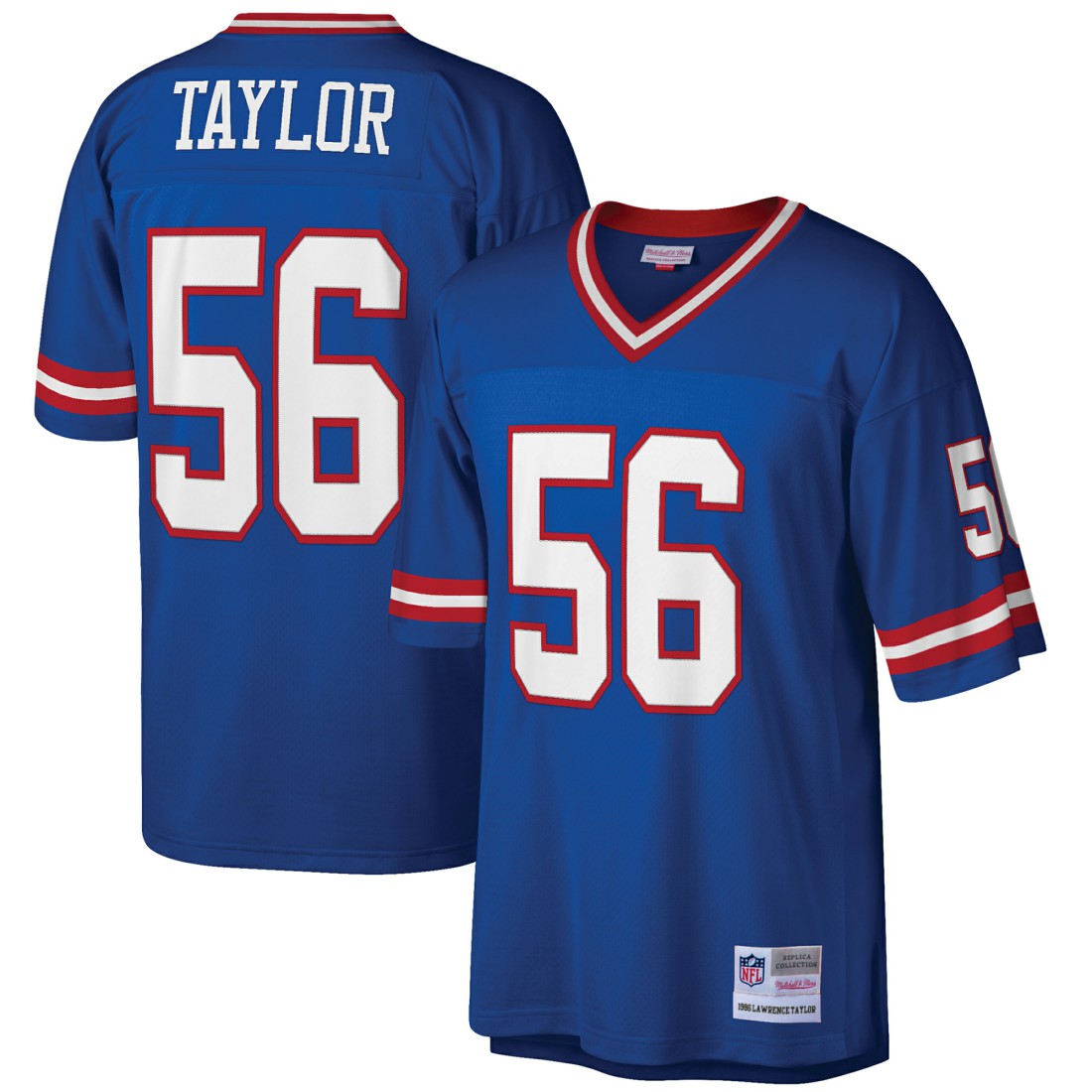 Lawrence Taylor New York Giants Big & Tall 1986 Retired Player Replica Jersey - Royal Jerseys