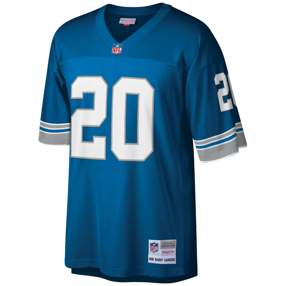 Barry Sanders Detroit Lions Big & Tall 1996 Retired Player Replica Jersey - Blue Jerseys