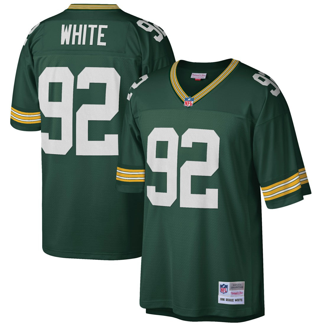 Reggie White Green Bay Packers Big & Tall 1996 Retired Player Replica Jersey - Green Jerseys