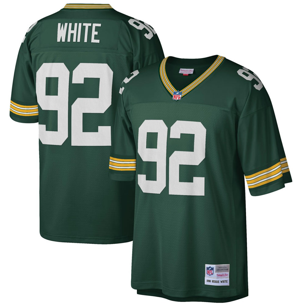 Reggie White Green Bay Packers Big & Tall 1996 Retired Player Replica Jersey - Green Jerseys