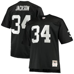 Bo Jackson Las Vegas Raiders Big & Tall 1988 Retired Player Replica Jersey - Black Jerseys