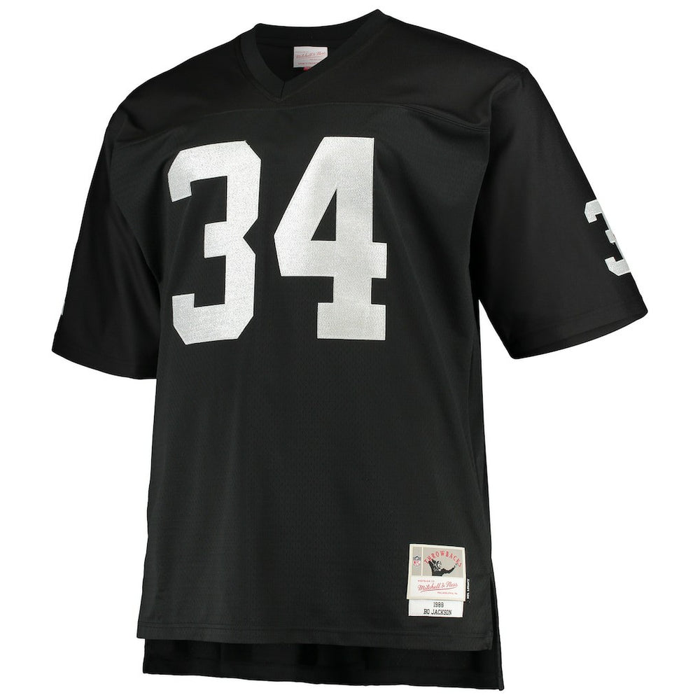 Bo Jackson Las Vegas Raiders Big & Tall 1988 Retired Player Replica Jersey - Black Jerseys