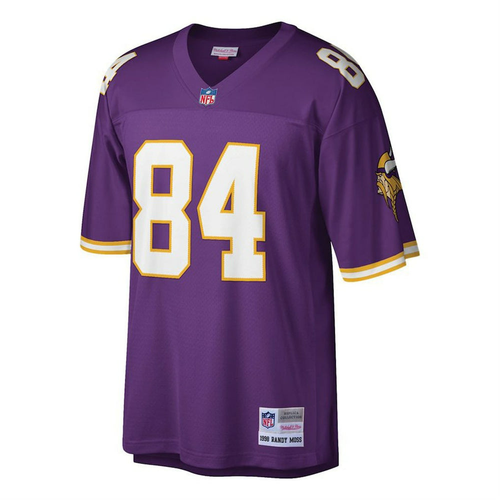 Randy Moss Minnesota Vikings Big & Tall 1998 Retired Player Replica Jersey - Purple Jerseys