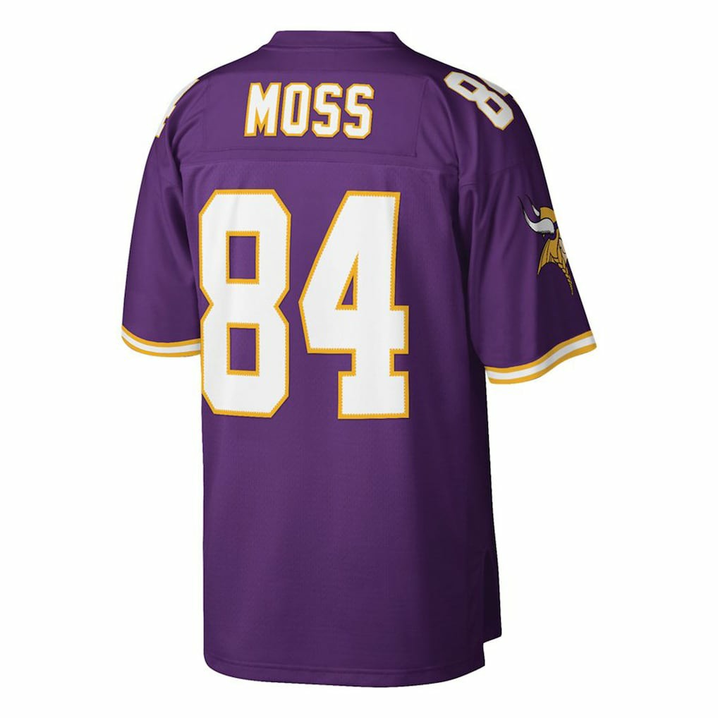 Randy Moss Minnesota Vikings Big & Tall 1998 Retired Player Replica Jersey - Purple Jerseys