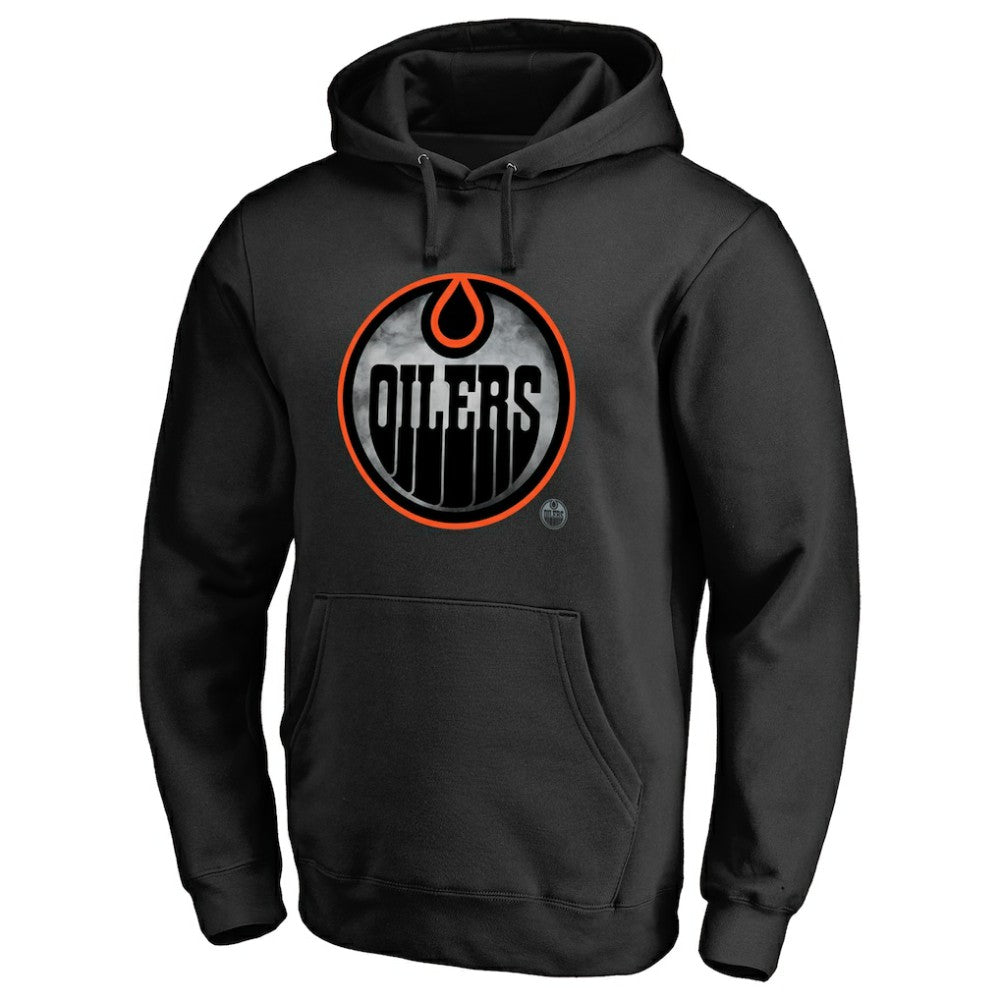 Edmonton Oilers Core Smoke Pullover Hoodie - Black | US 3305779