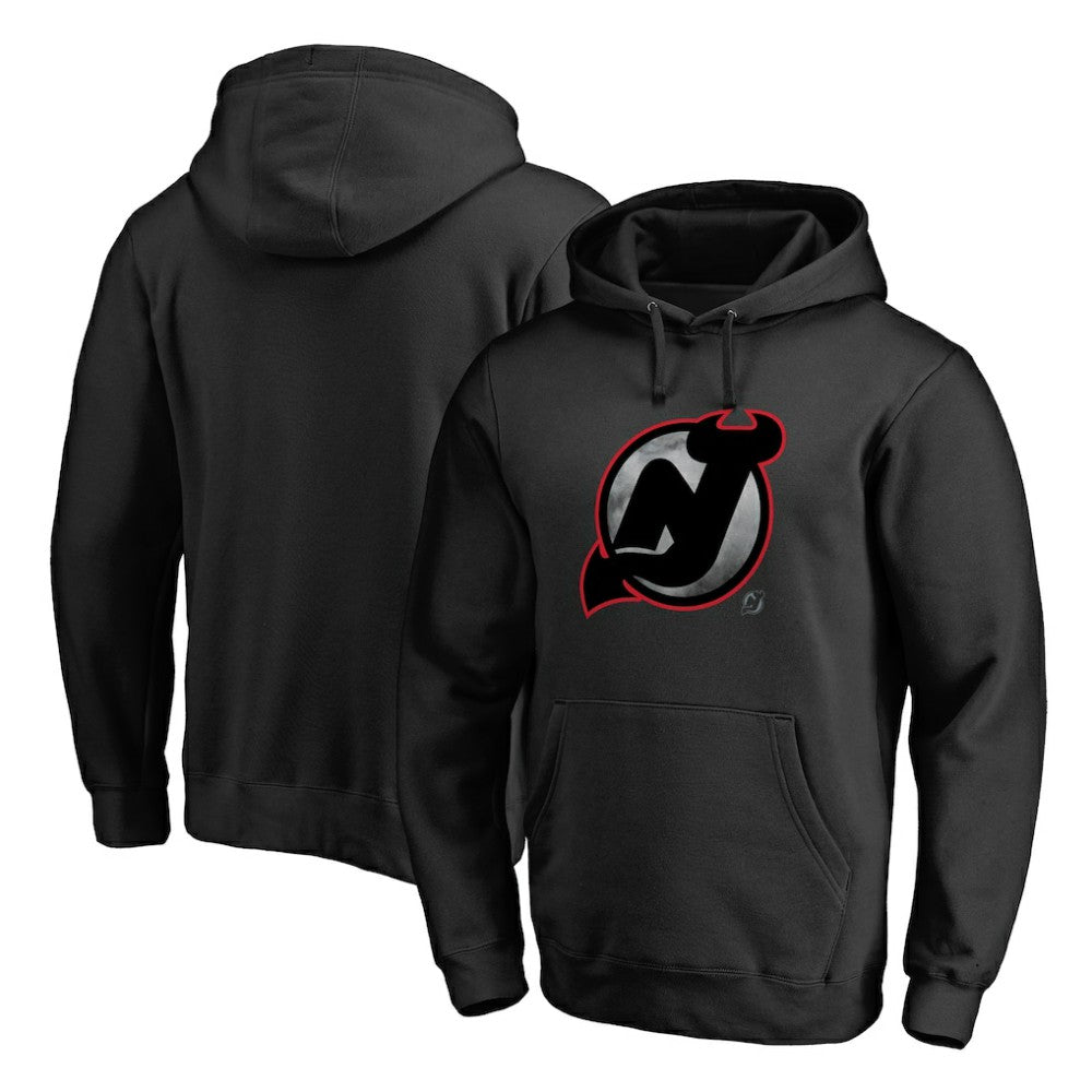 New Jersey Devils Core Smoke Pullover Hoodie - Black | US 3305784