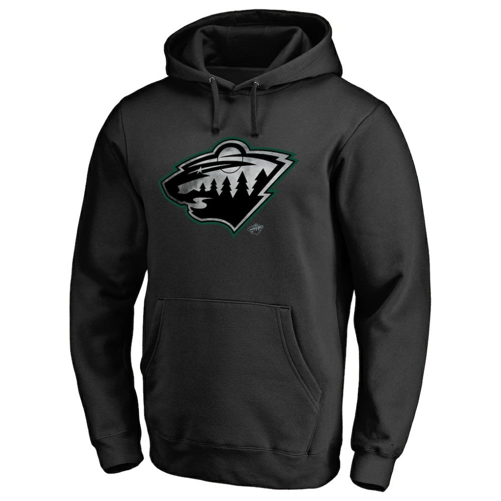 Minnesota Wild Core Smoke Pullover Hoodie - Black | US 3307372
