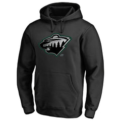 Minnesota Wild Core Smoke Pullover Hoodie - Black | US 3307372