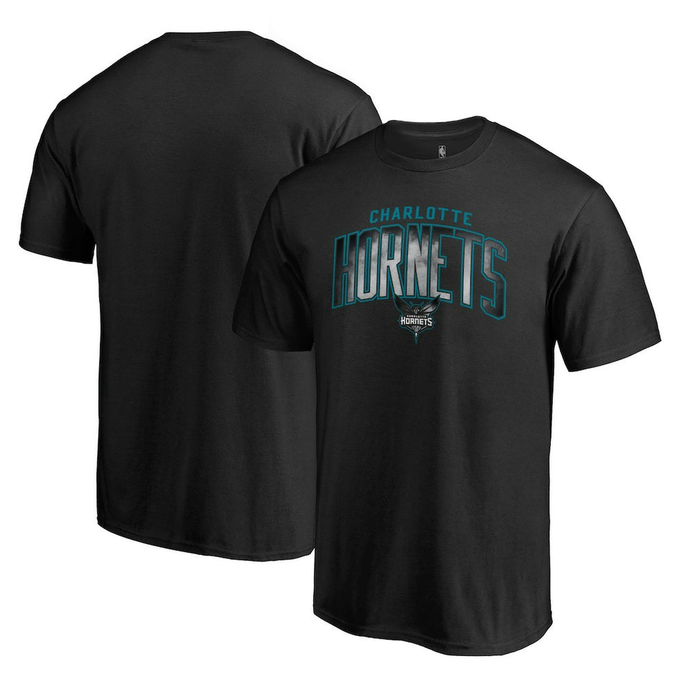 Charlotte Hornets Arch Smoke T-Shirt Black outlet