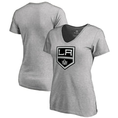 Los Angeles Kings Women's Team Alternate V-Neck T-Shirt - Heather Gray | US 3309994