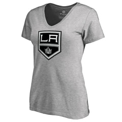 Los Angeles Kings Women's Team Alternate V-Neck T-Shirt - Heather Gray | US 3309994