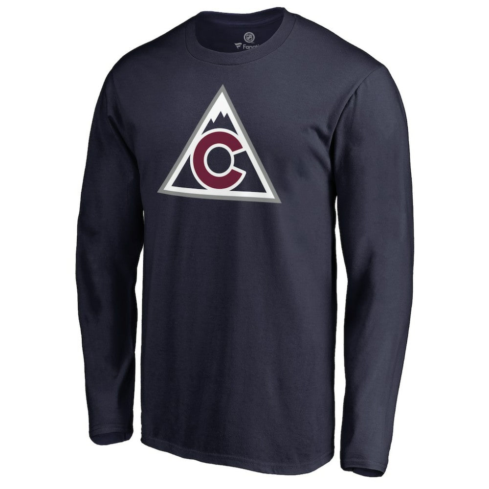 Colorado Avalanche Team Alternate Long Sleeve T-Shirt - Navy | US 3310084