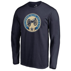 Columbus Blue Jackets Team Alternate Long Sleeve T-Shirt - Navy | US 3310085