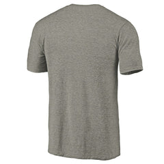 Atlanta Hawks Primary Logo Left Chest Distressed Tri-Blend T-Shirt Gray