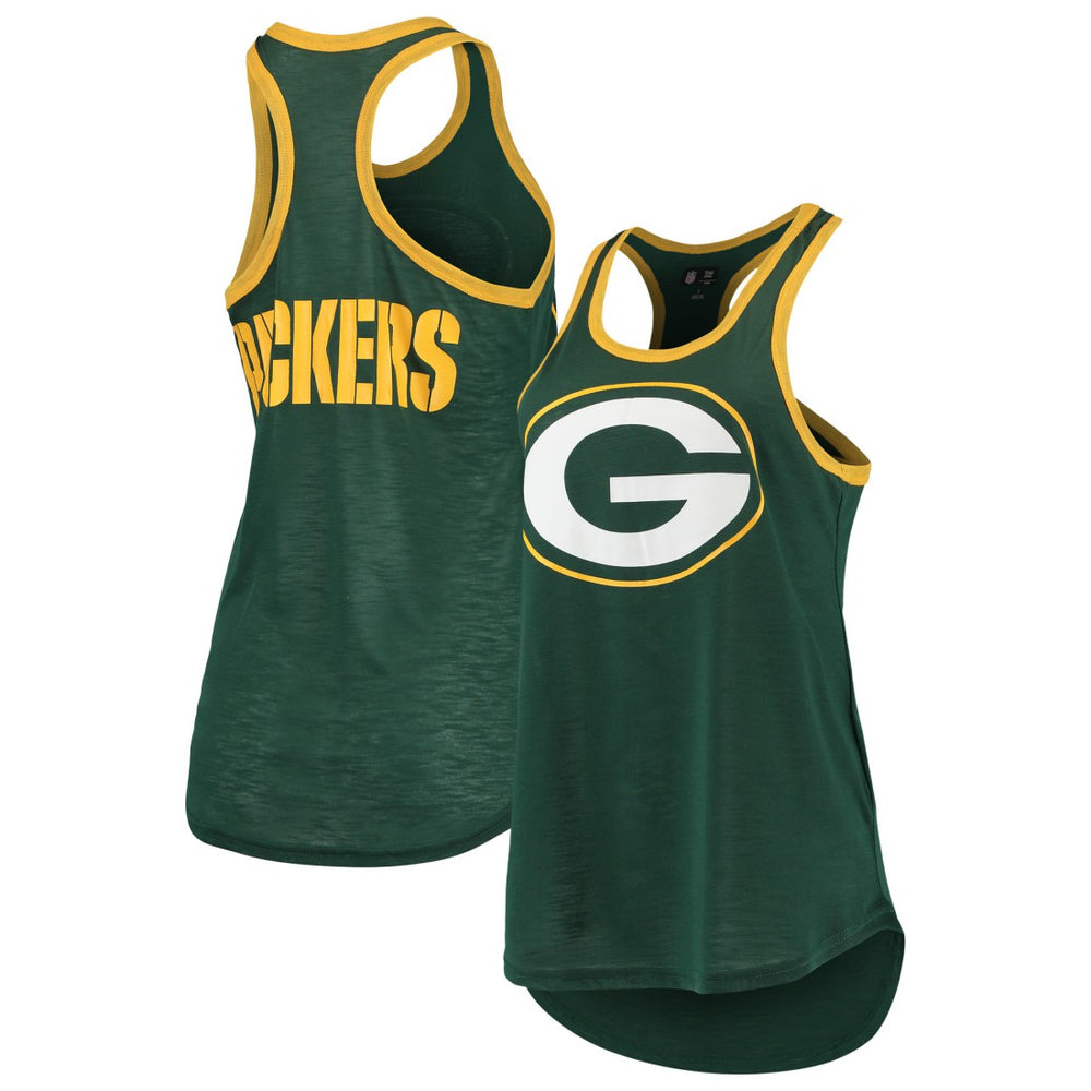 Green Bay Packers G-III 4Her by Carl Banks Women's Tater Tank Top - Green Tops