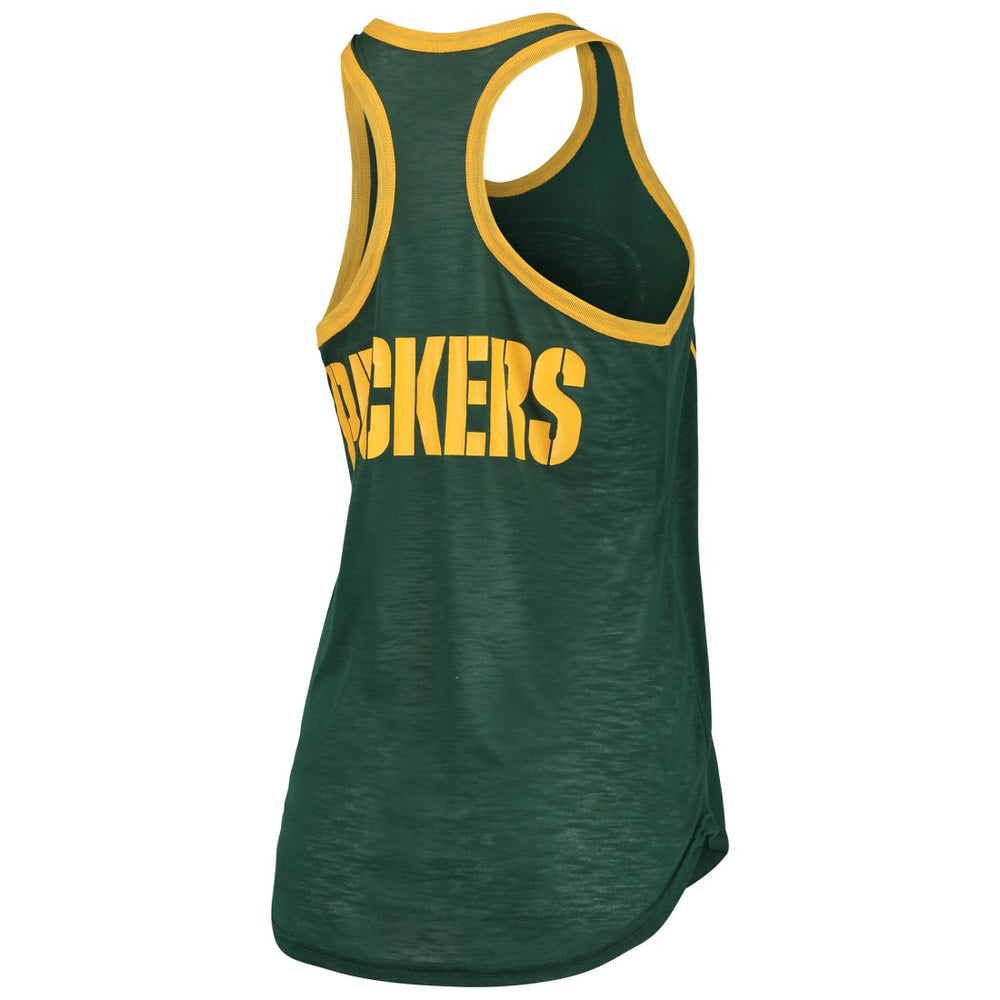 Green Bay Packers G-III 4Her by Carl Banks Women's Tater Tank Top - Green Tops