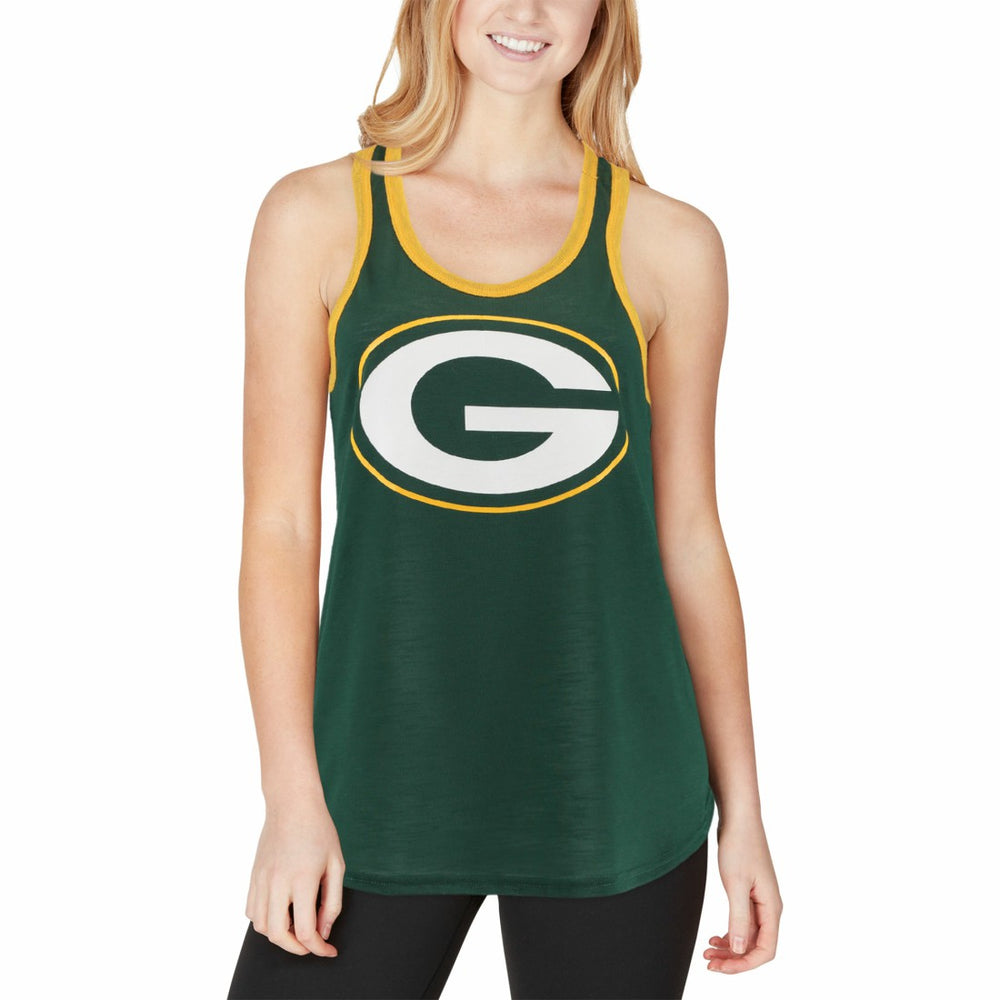 Green Bay Packers G-III 4Her by Carl Banks Women's Tater Tank Top - Green Tops